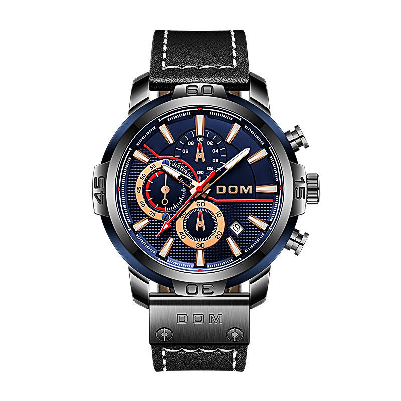 Sports Sapphire Mirror European And American Large-Scale Men's Watch