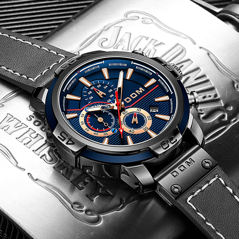 Sports Sapphire Mirror European And American Large-Scale Men's Watch