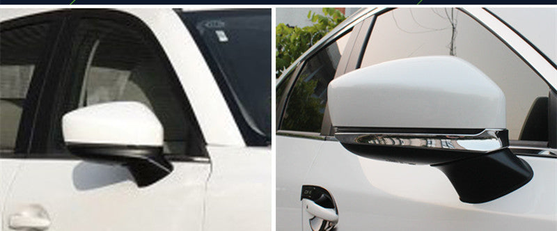The Second Generation Mazda CX-5 Rearview Mirror Trim Strip 17-20 CX5 Rearview Mirror Cover Anti-Scratch Strip Bright Strip Change Decoration