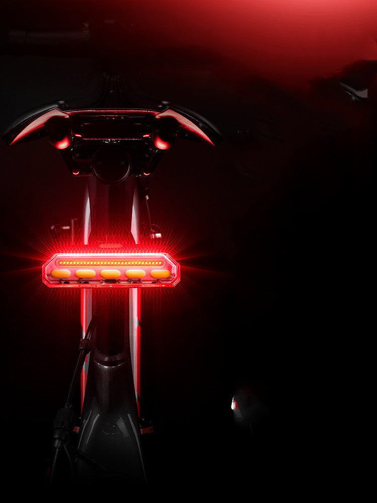 Bicycle Tail Light Intelligent Wireless Remote Control Turn Signal Warning Light