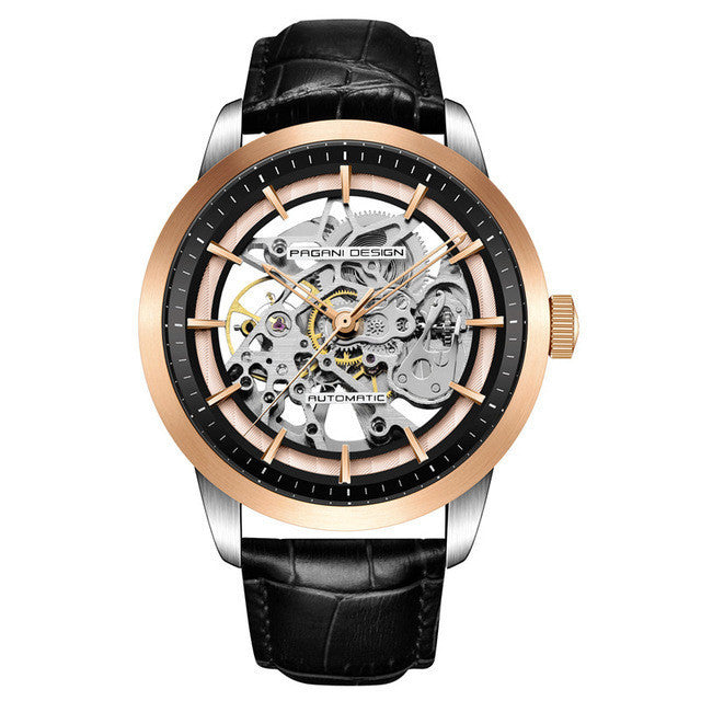 Men's hollow automatic mechanical watch