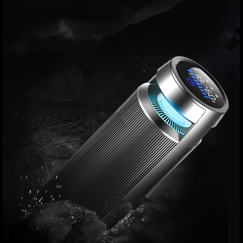 Aluminum alloy negative ion car air purifier