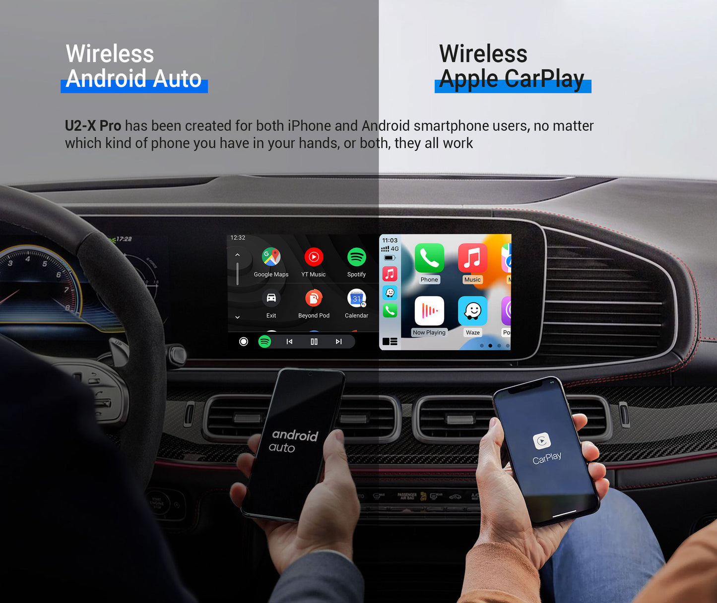 Car Wired Carplay To Android Intelligent Vehicle Navigation