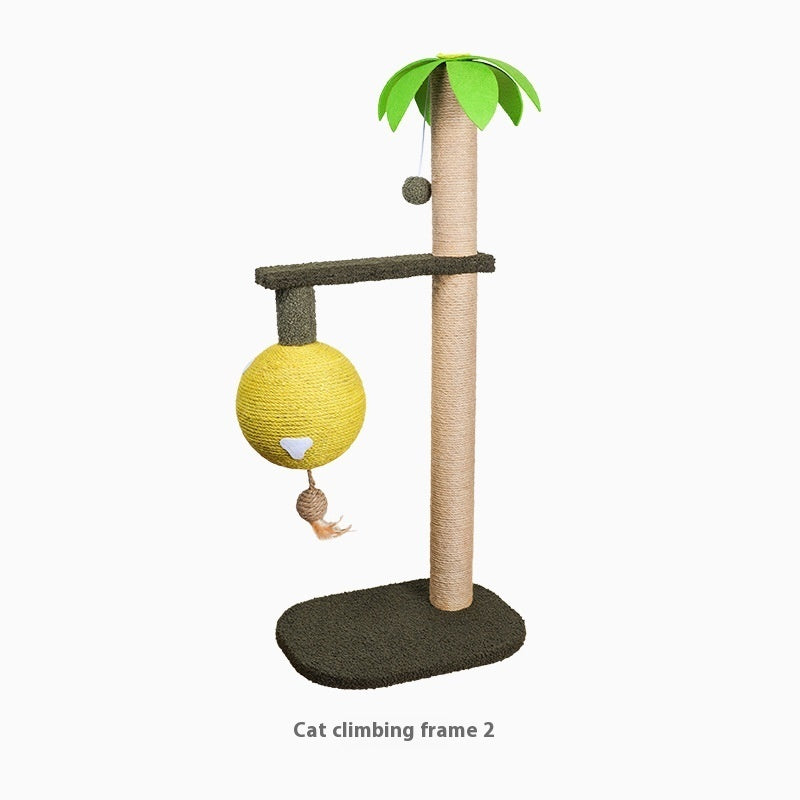 Cat Climbing Frame Grinding Claw Coconut Tree
