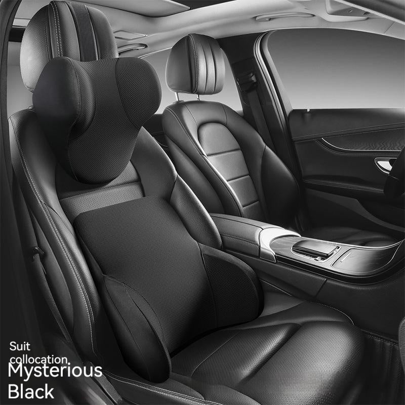 Memory Foam Three-dimensional Hydrophobic Lumbar Support Pillow Oil-proof Light Luxury Comfortable Breathable Car Automotive Headrest