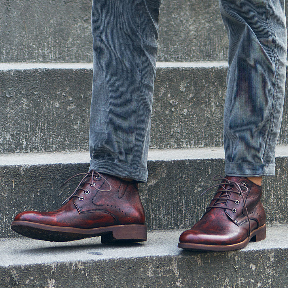 Men's Fashion Soft Leather Retro Trend