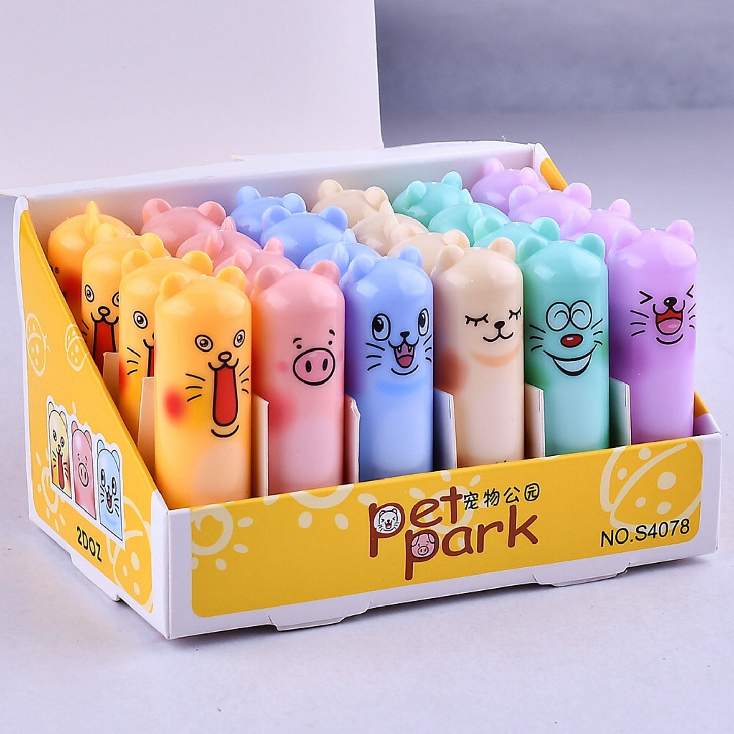 Autumn And Winter Cute Bear Colorless Lip Balm
