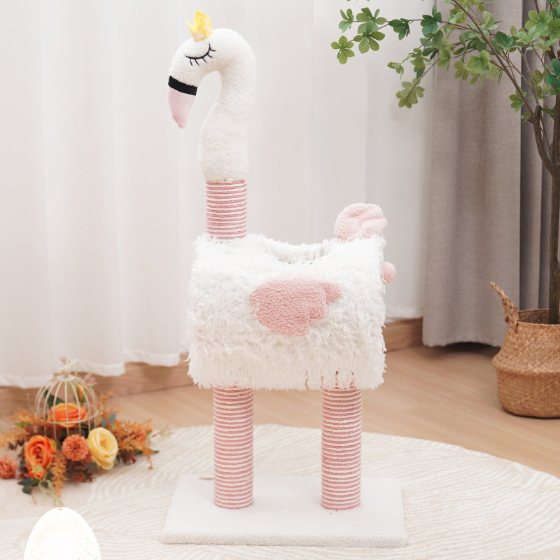 Multi-functional Sisal Cat Climbing Frame Cat Nest One-piece Non-chip Grinding Claw Cat Toy
