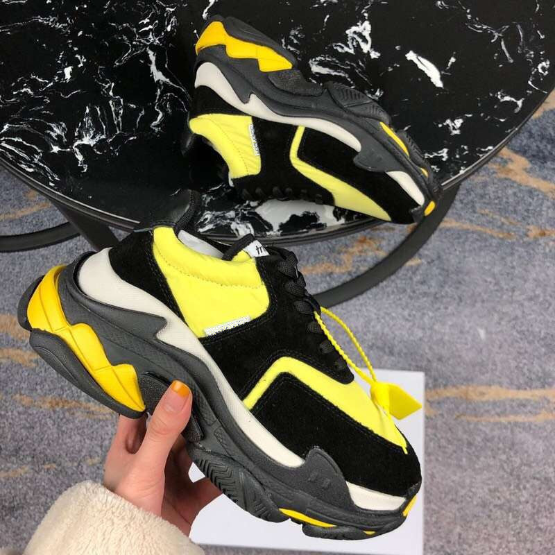 Retro color matching dad shoes
