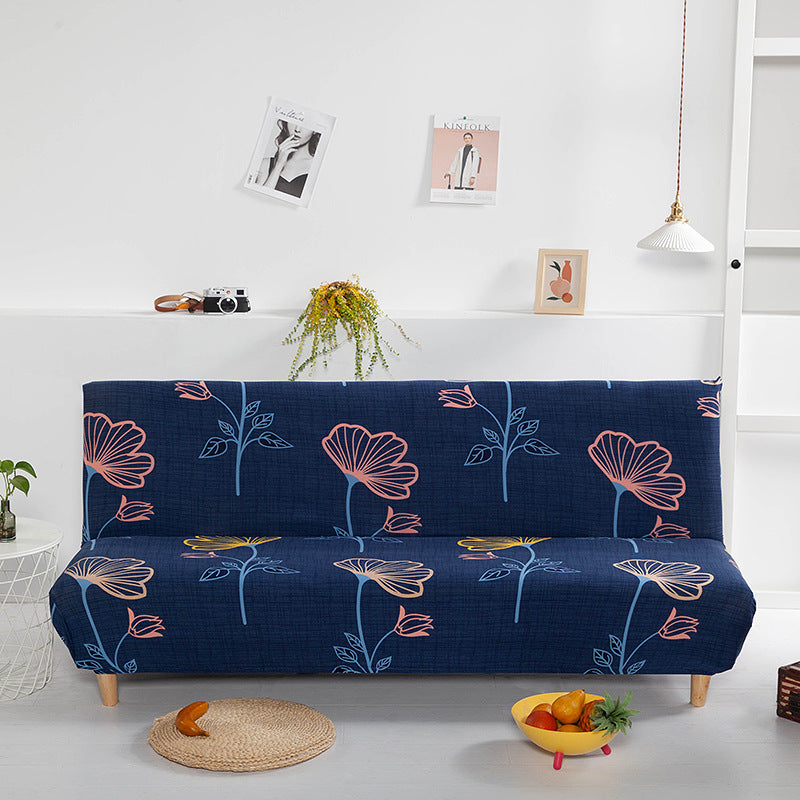 Stretch Folding Sofa Without Armrest Fitted Sheet Bedspread