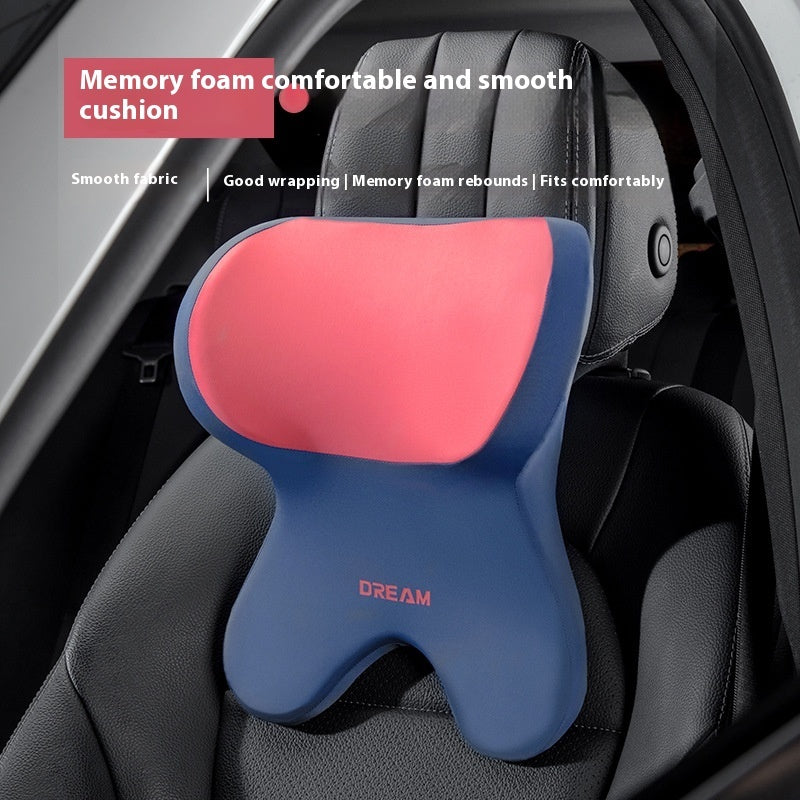 Automotive Headrest Memory Foam Neck Pillow Car Backrest Cushion