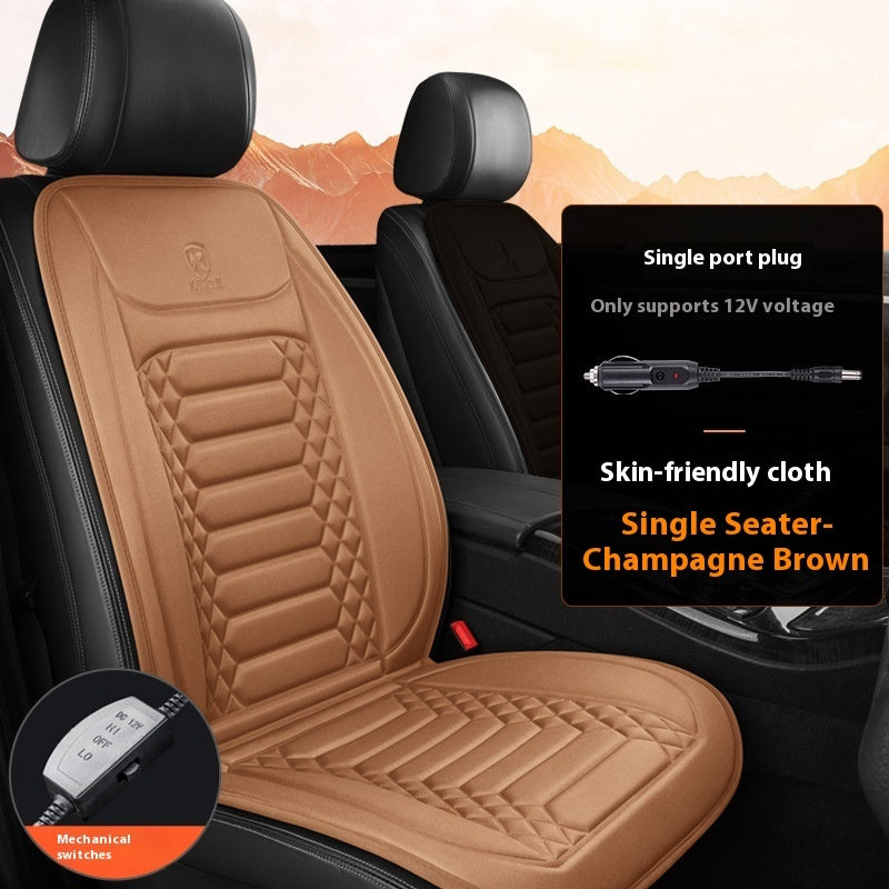 Winter Warm Plush Car Electric Heating Seat