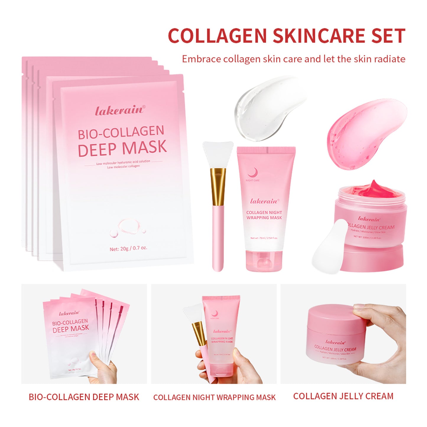 Collagen Evening Wear Nourishing Moisturizing Tearing Mask