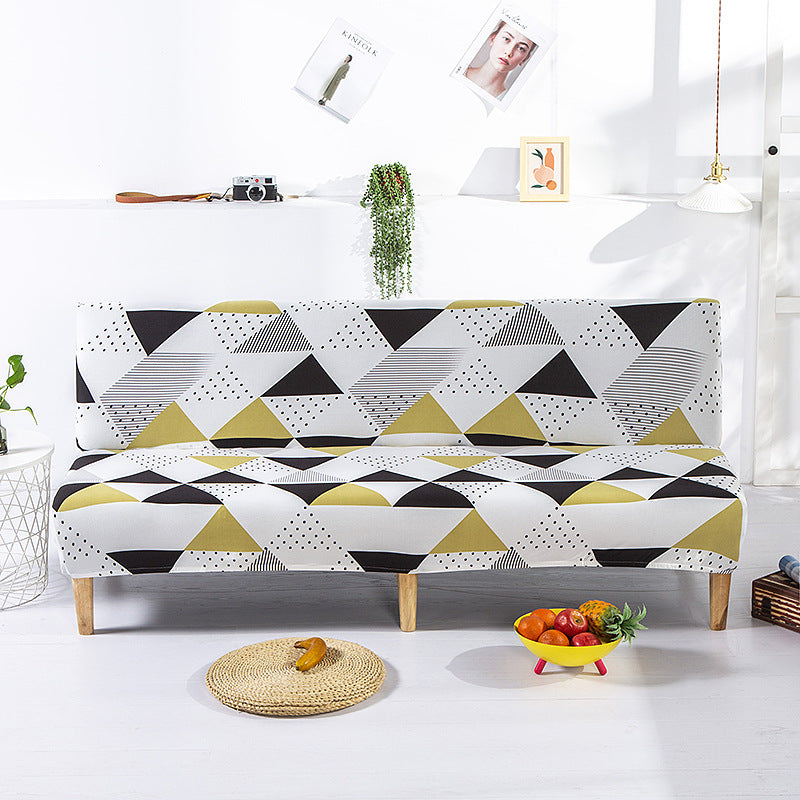 Stretch Folding Sofa Without Armrest Fitted Sheet Bedspread