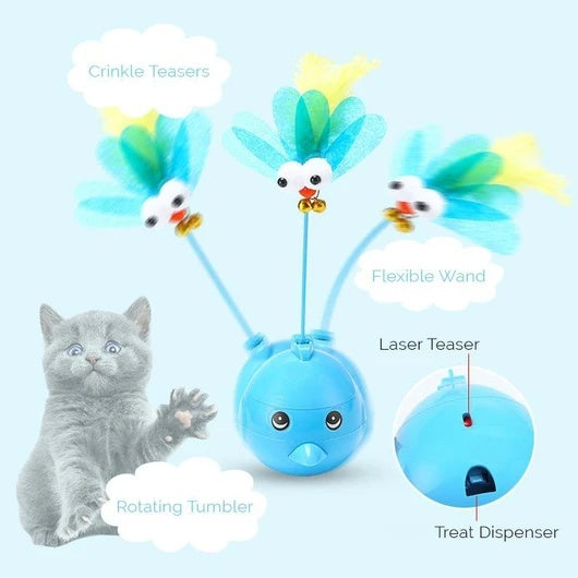 Laser electric tumbler toy