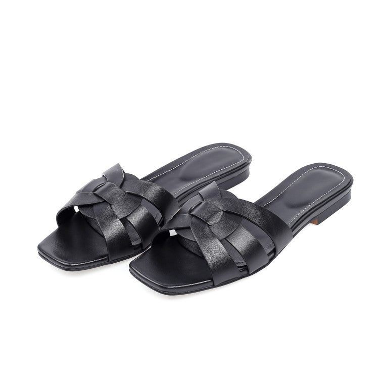 Lazy man dragging casual half slippers