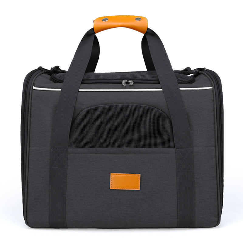 Foldable Small Dog Cat Diaper Bag Outdoor Breathable Shoulder Handbag
