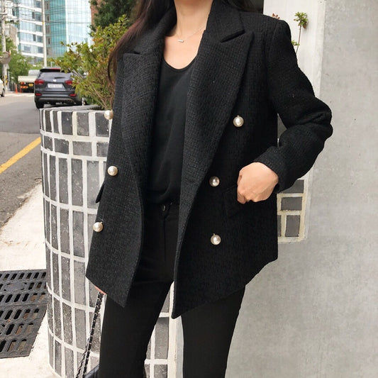 Slim professional suit small fragrance coat