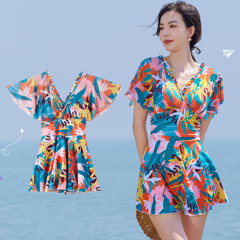 Cover Belly Siamese Swimsuit For Women