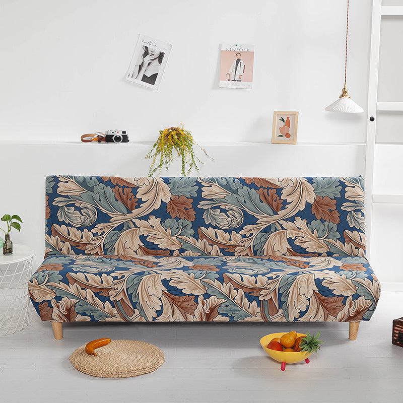 Stretch Folding Sofa Without Armrest Fitted Sheet Bedspread