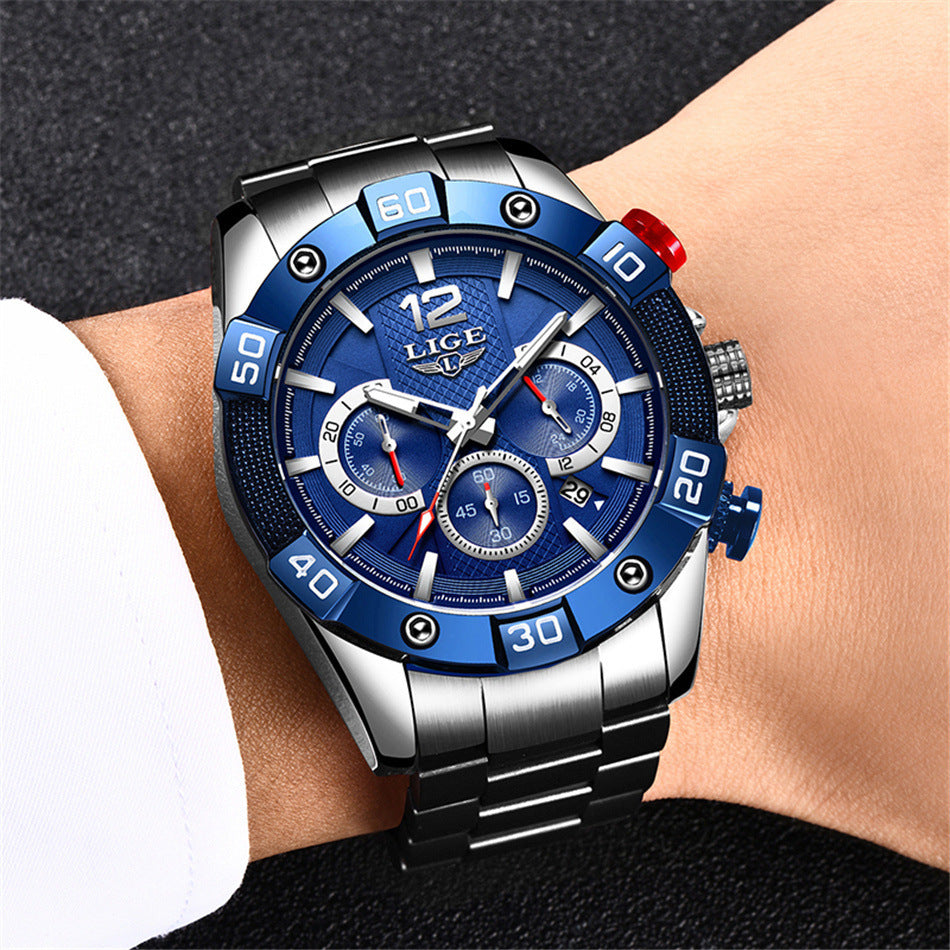 Multifunctional Waterproof Quartz Watch