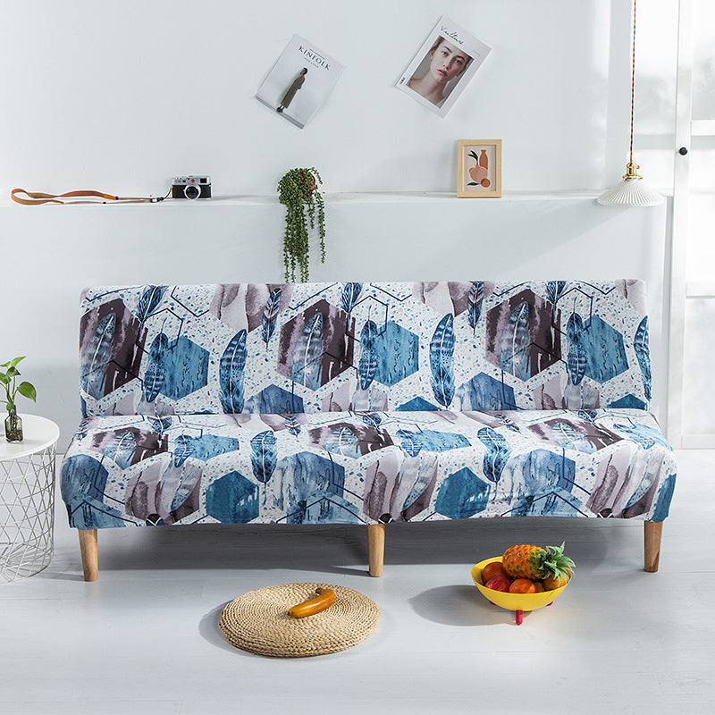 Stretch Folding Sofa Without Armrest Fitted Sheet Bedspread
