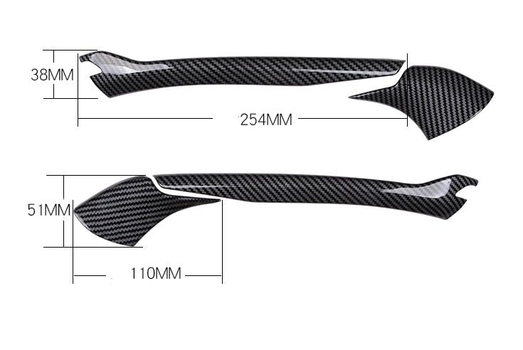 Mazda 3 Angkesila rearview mirror modified rear view mirror decorative bright strips