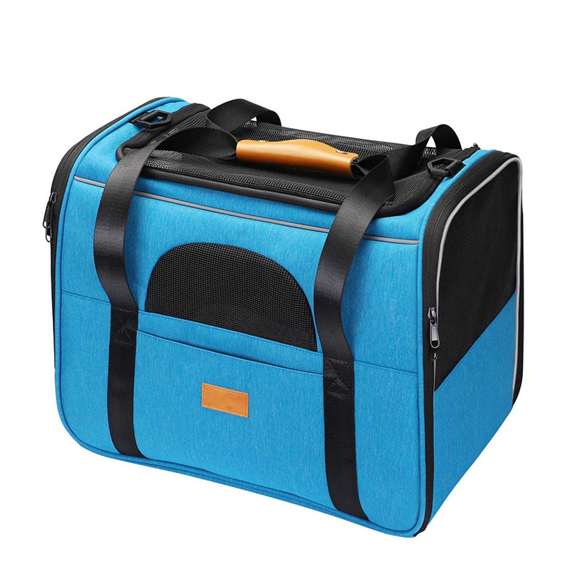 Foldable Small Dog Cat Diaper Bag Outdoor Breathable Shoulder Handbag