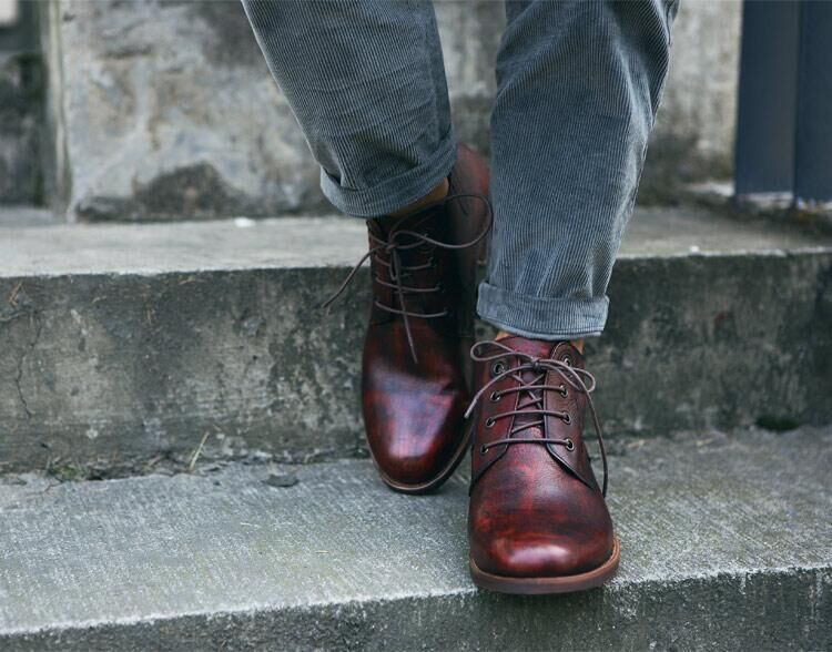 Men's Fashion Soft Leather Retro Trend