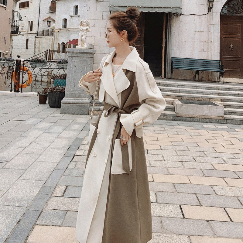 Mid-length Women's Double-sided Woolen Coat