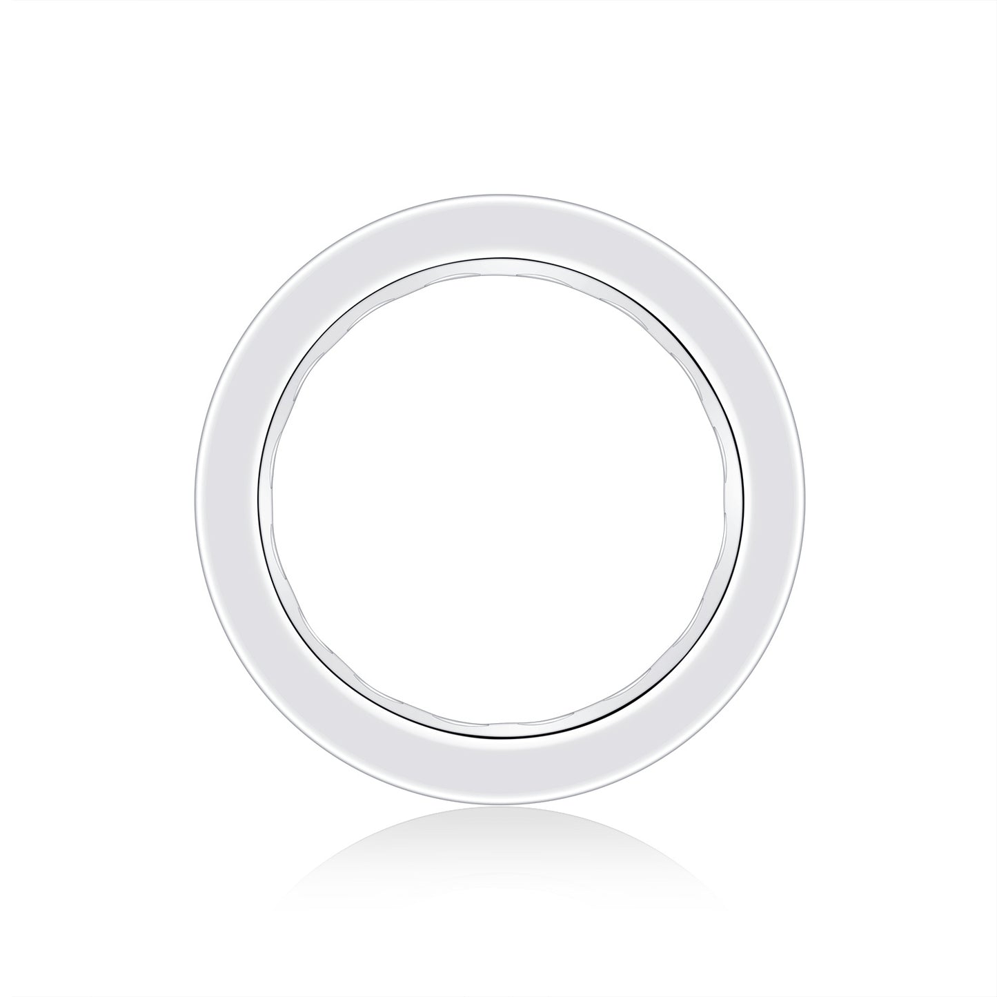 Flowing Cloud Passion - A Wedding Ring Set With 0.3-carat Top-quality Moissanite S925 Silver And Platinum-plated Diamond. The Ring Can Be Inspected With A Diamond Pen