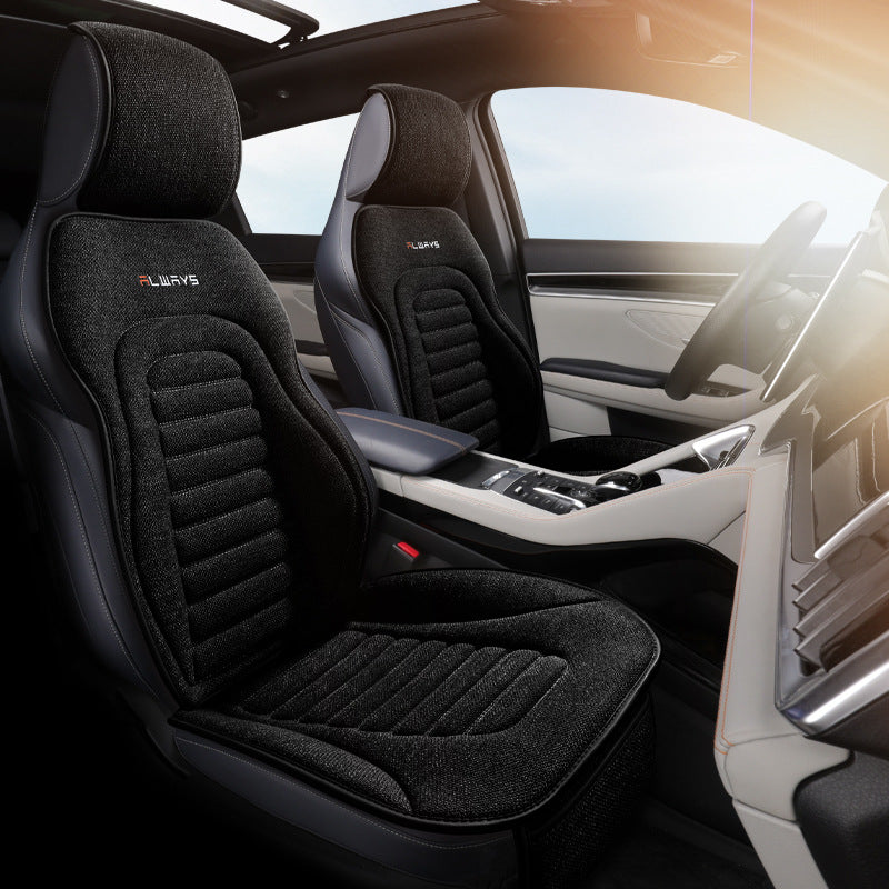 Linen Saddle Cushion Five-seat Universal Half-pack Car Cushion