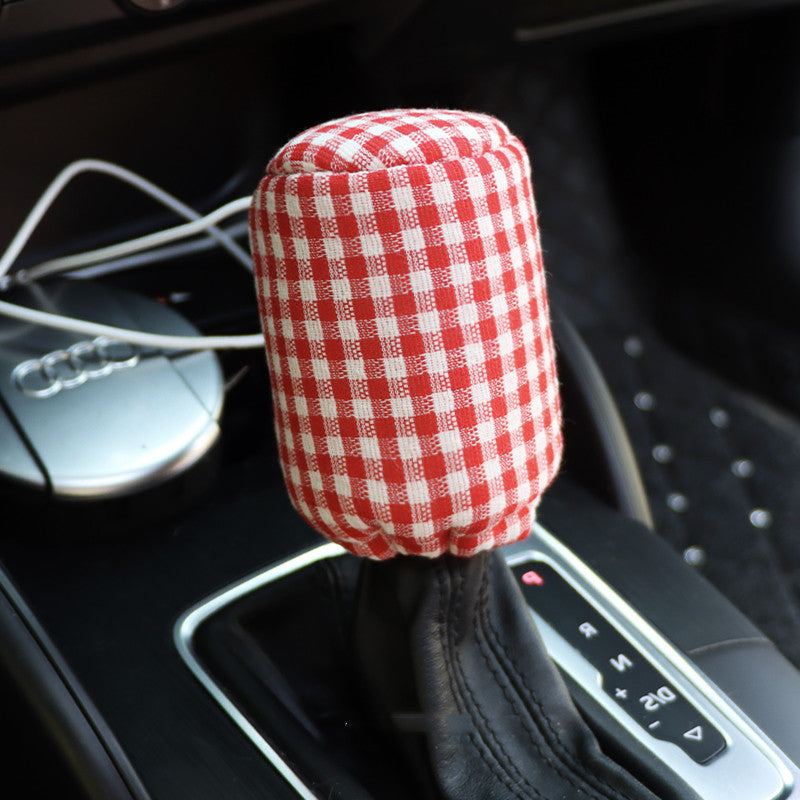 Linen Plaid Four Seasons Car Seat Cushion