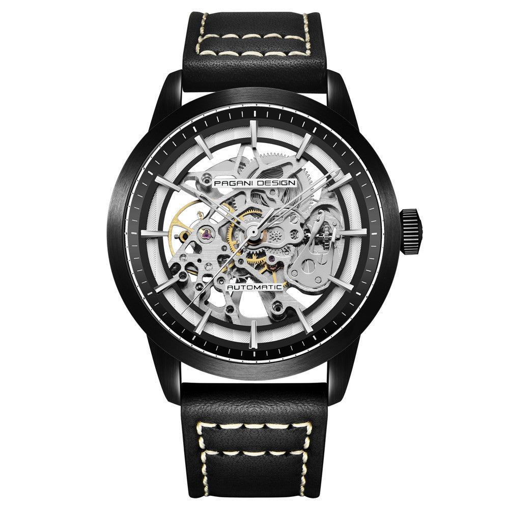 Men's hollow automatic mechanical watch