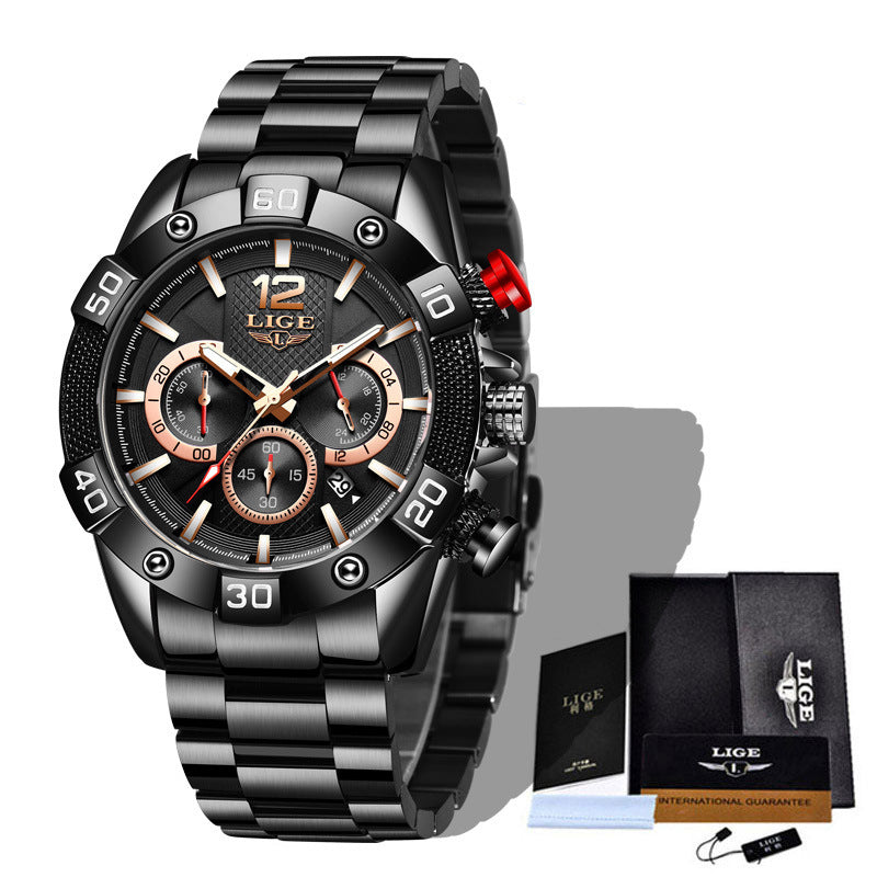 Multifunctional Waterproof Quartz Watch