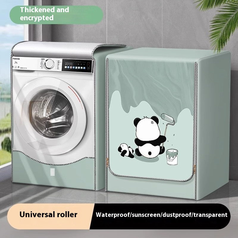 Roller Washing Machine Cover Waterproof Sunscreen Cover Dust Cover UV Protection