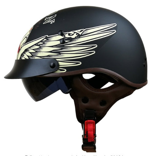 TORC motorcycle helmet men and women Harley half helmet summer Prince helmet personality fashion couple helmet