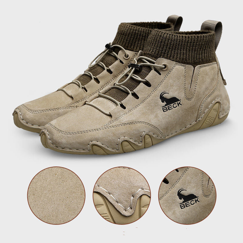 Men's Casual Soft Bottom All-match Winter Fleece Warm Shoes