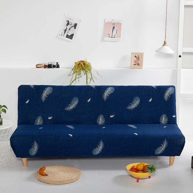 Stretch Folding Sofa Without Armrest Fitted Sheet Bedspread