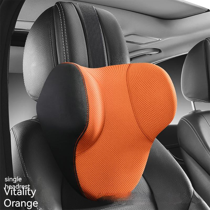 Memory Foam Three-dimensional Hydrophobic Lumbar Support Pillow Oil-proof Light Luxury Comfortable Breathable Car Automotive Headrest