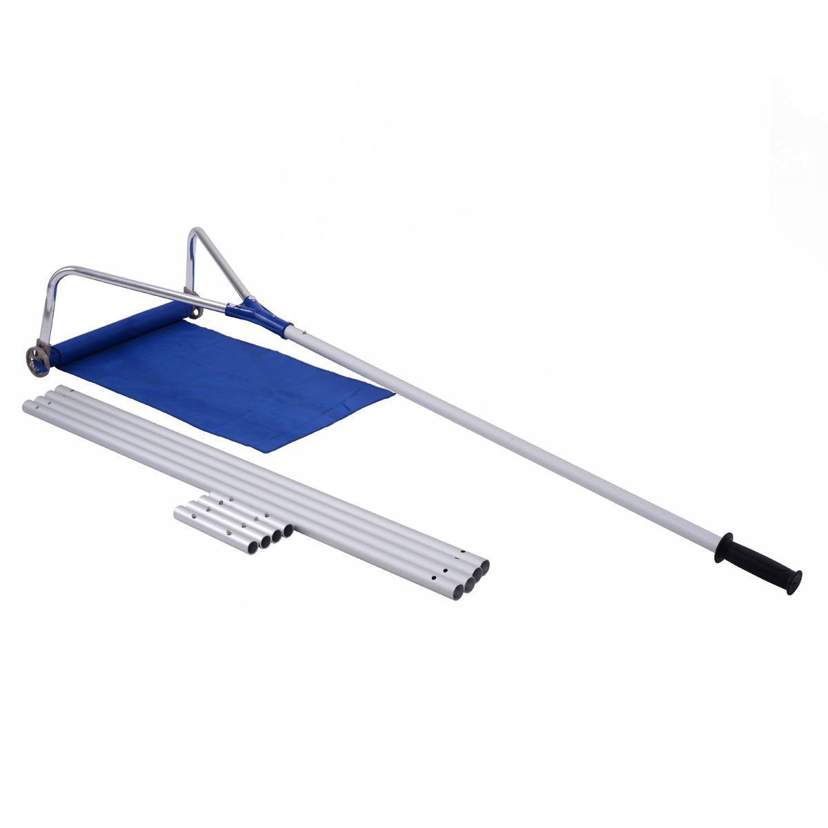 Roof Snow Removal Rake Retractable Long Handle Aluminum Snow Shovel