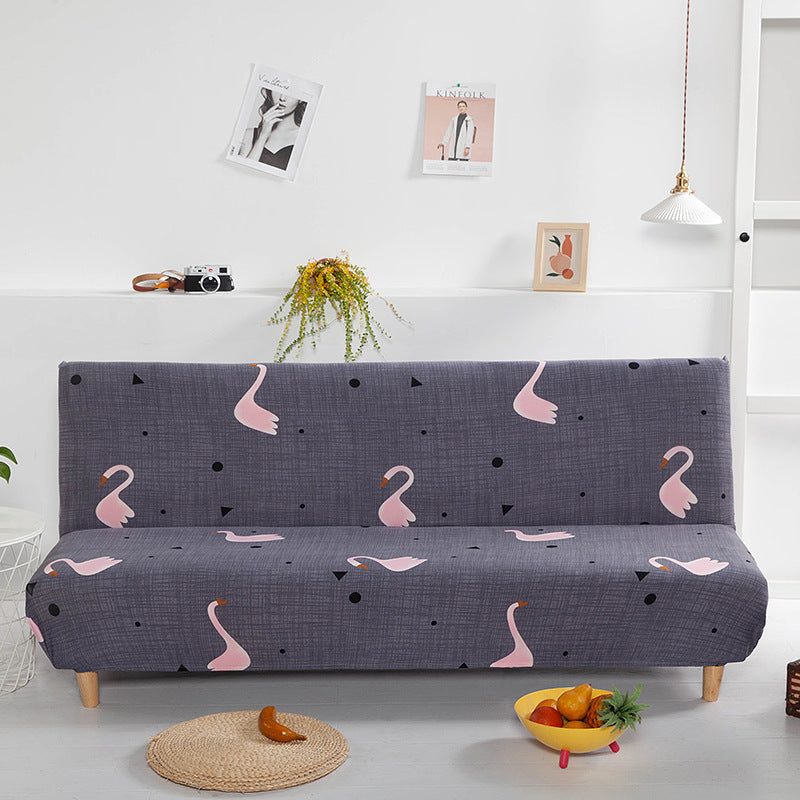 Stretch Folding Sofa Without Armrest Fitted Sheet Bedspread