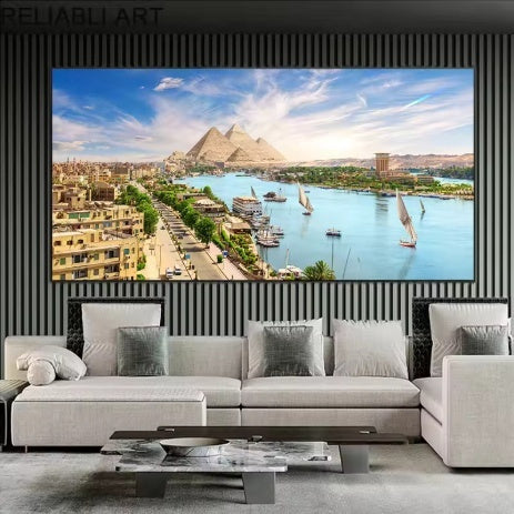 Living Room Decorative Painting Solid Wood Frameless