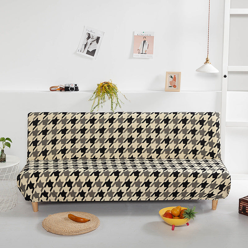 Stretch Folding Sofa Without Armrest Fitted Sheet Bedspread