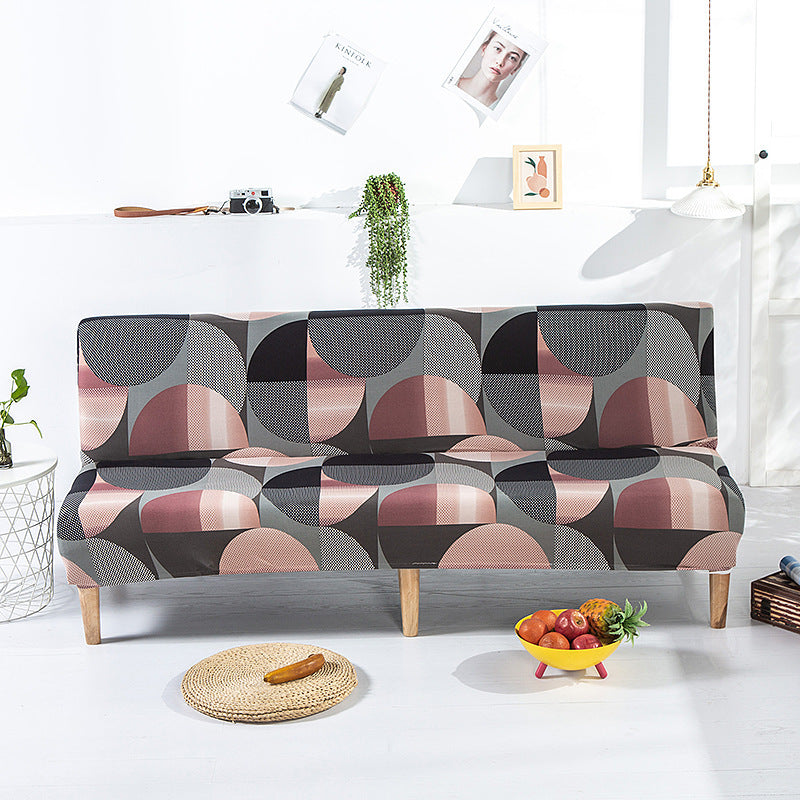 Stretch Folding Sofa Without Armrest Fitted Sheet Bedspread