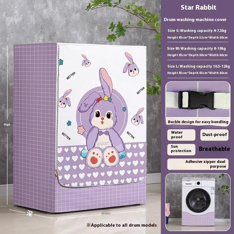 Roller Washing Machine Cover Waterproof Sunscreen Cover Dust Cover UV Protection