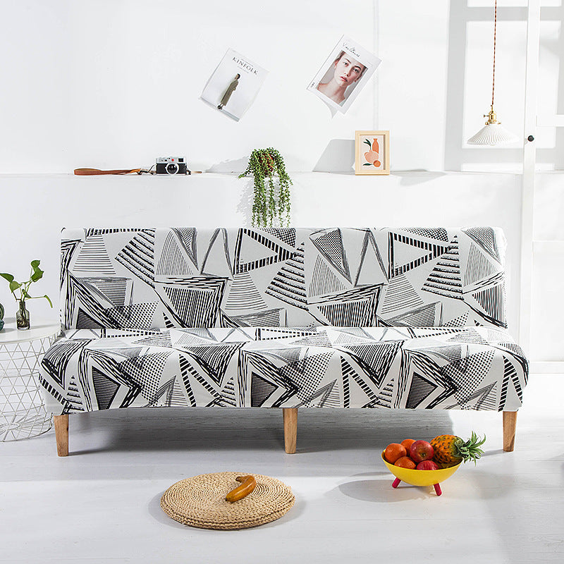 Stretch Folding Sofa Without Armrest Fitted Sheet Bedspread