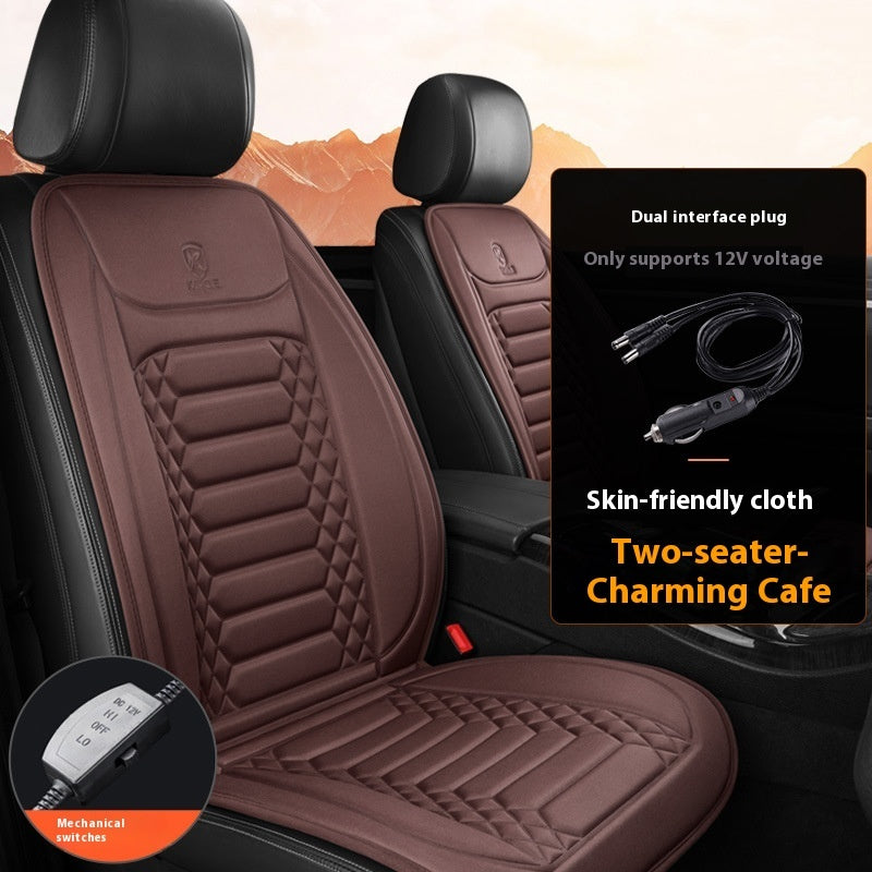 Winter Warm Plush Car Electric Heating Seat