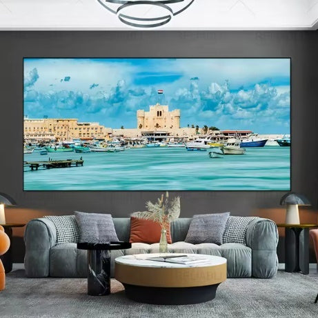 Living Room Decorative Painting Solid Wood Frameless