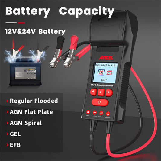 Automobile Battery Tester Battery Power Internal Resistance Life Detection Printing Model